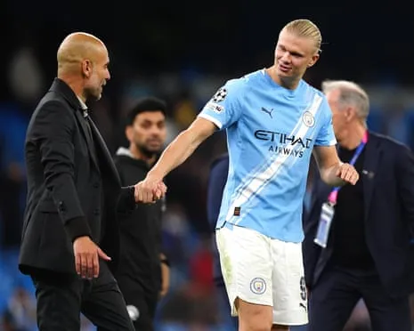 Haaland Joins Elite Champions League Half-Century Club, Praised by Guardiola as CR7 and Lionel Messi's Peer