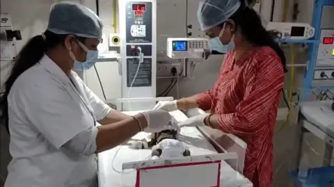 Baby Placed Living in India Struggles for Survival