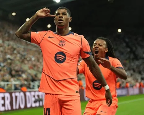 Striker disrupts the Magpies' important night and declares: ‘I am improving at the Catalan club’