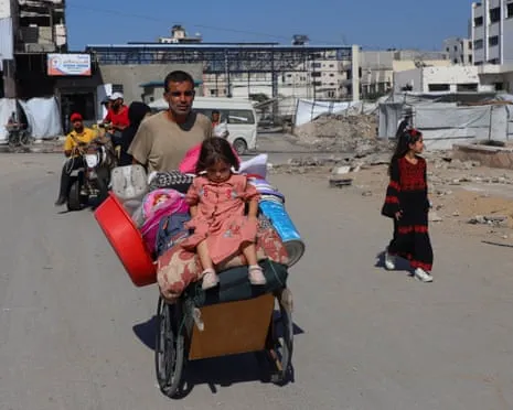 Fleeing from Peril to Death: Gaza Inhabitants Confront Dire Choice