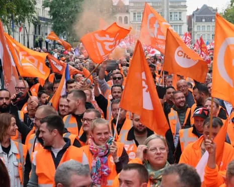 France-Wide Strike Action Witnesses Vast Numbers Marching In France